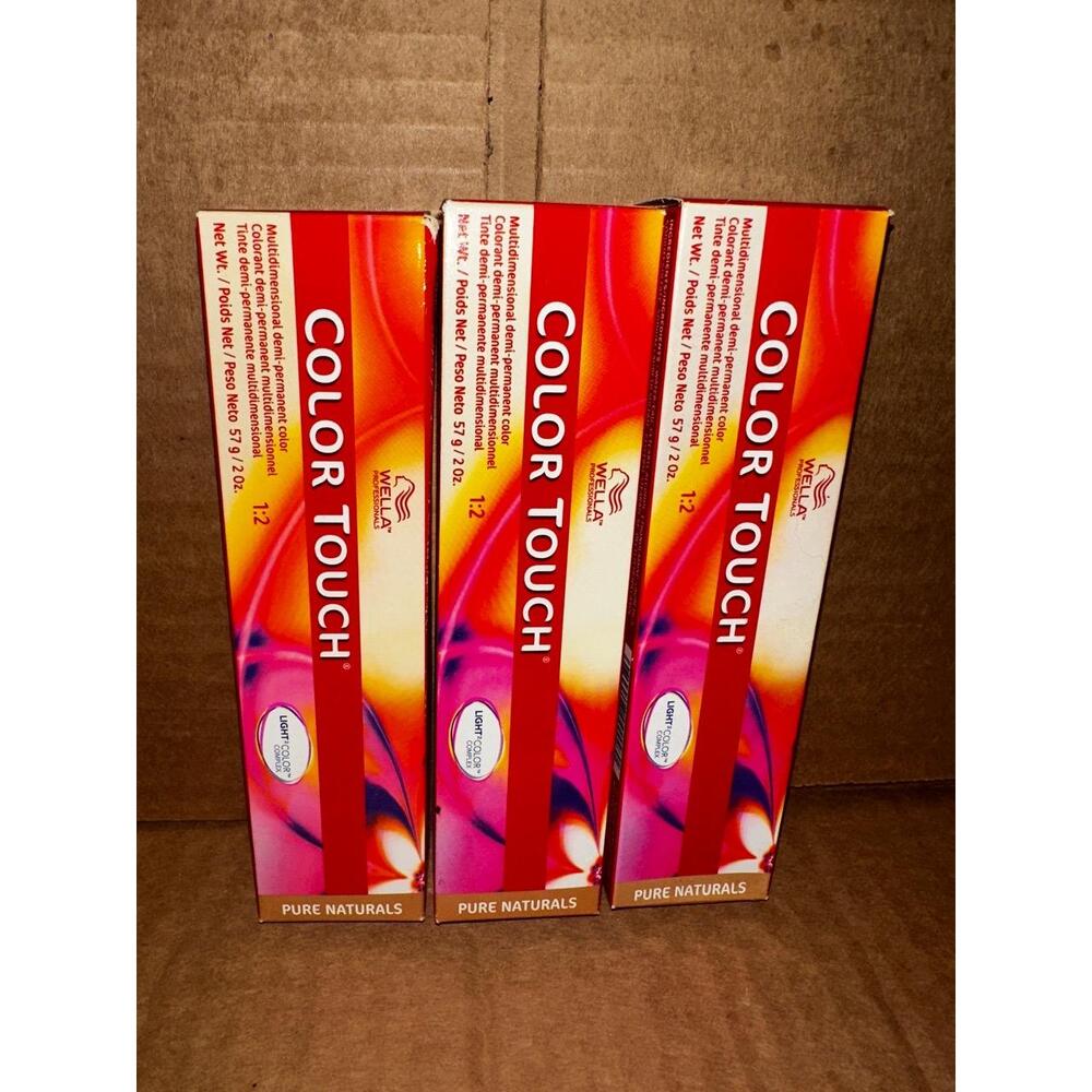 Wella Color Touch Pure Naturals Light Blonde Permanent Color Cream Hairβ Color